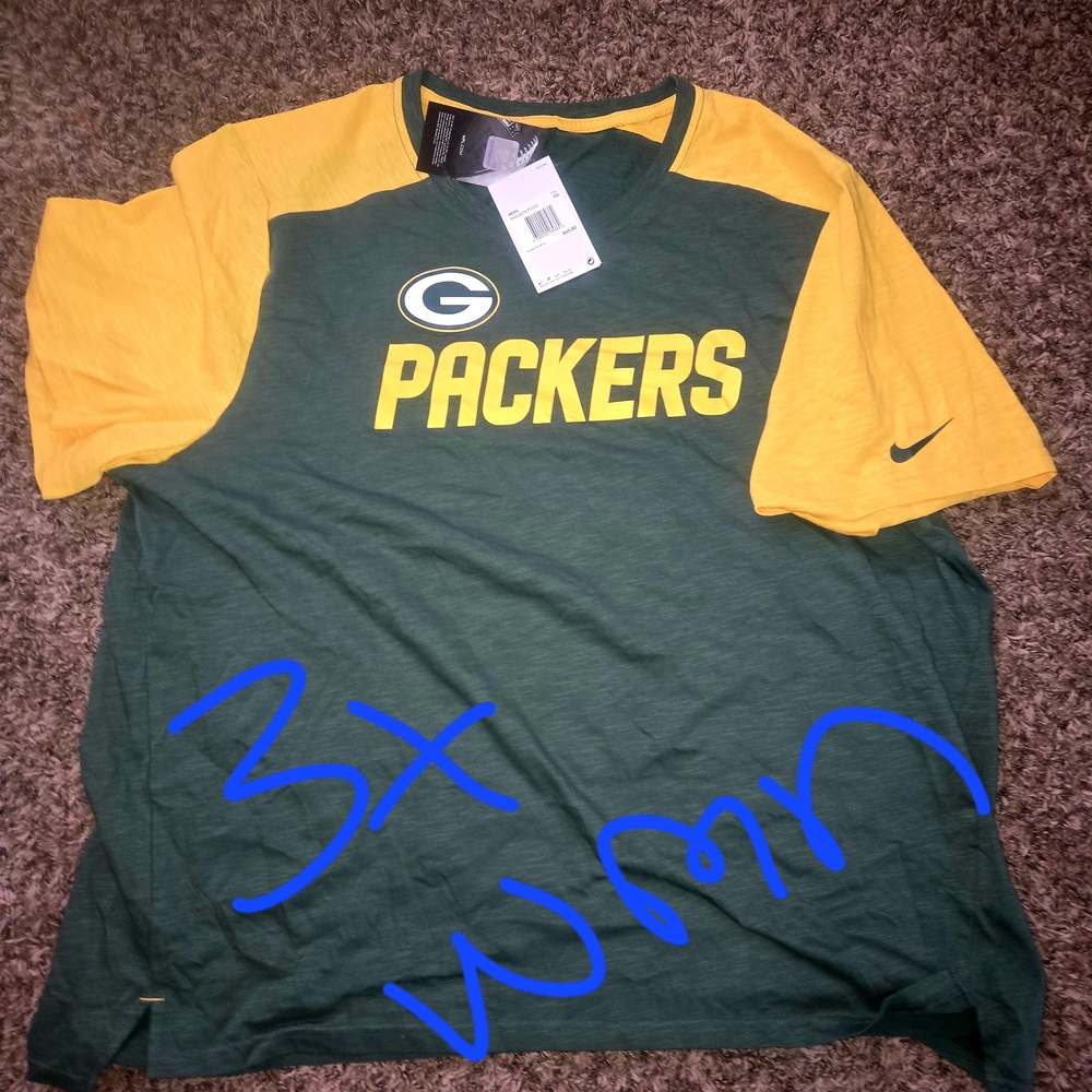 Green Bay Packers Green and Yellow T-Shirt